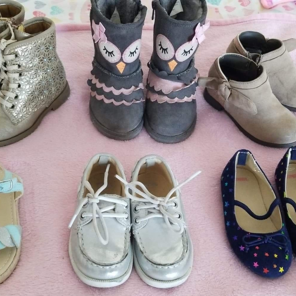 Toddler girl lot of shoes